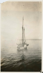 Image of The Jeannie meets us off Whale Sound